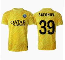 Paris Saint-Germain Matvei Safonov #39 Bramkarskie Koszulka Trzecia 2024-25 Krótki Rękaw
